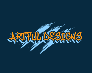 Graffiti Neon Paint logo design