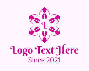 Abstract Flower Petal Logo