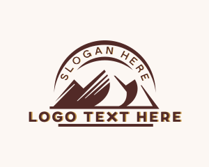 Trekking - Outdoor Mountain Park logo design