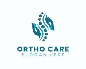 Orthopedic - Blue Spinal Therapy logo design