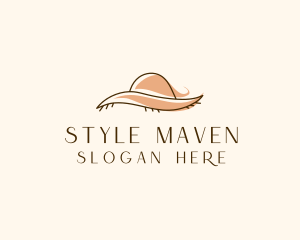 Fashionista - Womenswear Fashion Hat logo design