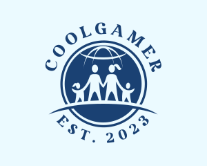 Social Worker - Globe Family Support logo design