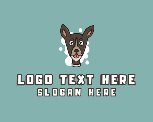 Veterinary - Dog Pet Cartoon logo design