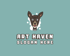 Dog Pet Cartoon  logo design