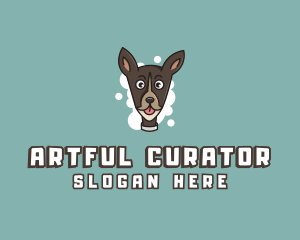 Dog Pet Cartoon  logo design