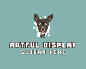 Dog Pet Cartoon  logo design