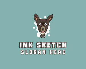 Dog Pet Cartoon  logo design