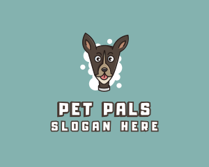 Dog Pet Cartoon  logo design