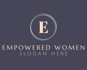 Elegant Feminine Brand logo design