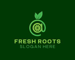 Fresh Vegetarian Grocery  logo design