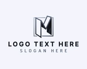 Production - Media Advertising Firm Letter M logo design