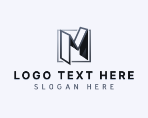 Media Advertising Firm Letter M Logo
