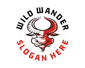 Wild Buffalo Horn logo design