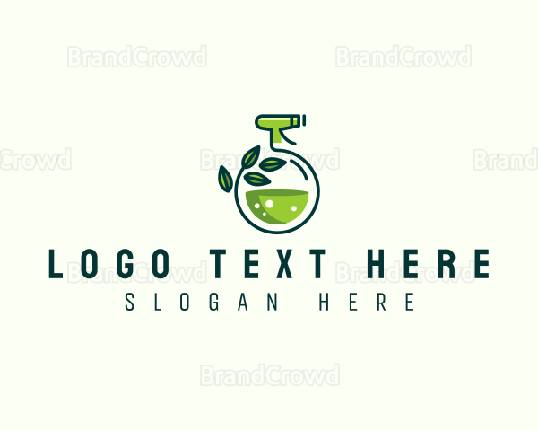 Organic Cleaning Sprayer Logo