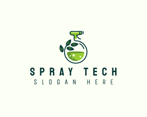 Sprayer - Organic Cleaning Sprayer logo design