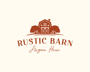 Barn - Rural Farm Barn logo design