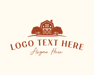 Fertilizing - Rural Farm Barn logo design