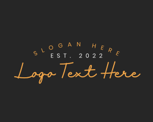 Signature - Simple Cursive Firm logo design