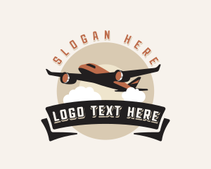 Shipping - Plane Aviation Airline logo design