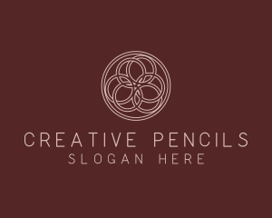 Geometric Circle Knot  logo design