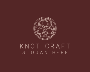 Geometric Circle Knot  logo design