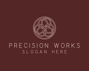 Detailed - Geometric Circle Knot logo design