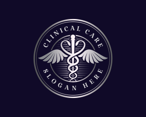 Clinical - Caduceus Health Clinic logo design