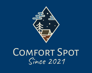 Diamond Night Camp  logo design