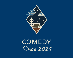 Exploration - Diamond Night Camp logo design
