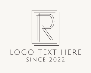 Venture Capital - Carpentry Letter R logo design
