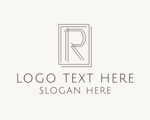 R on sale logo design