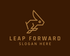 Leap - Rabbit Hop Company logo design