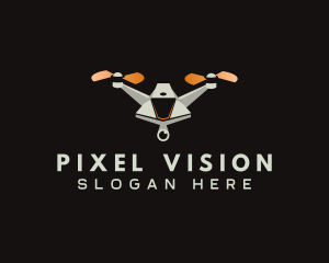 Drone Aerial Lens logo design