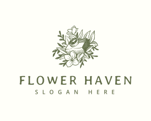 Flower Leaf Photography logo design