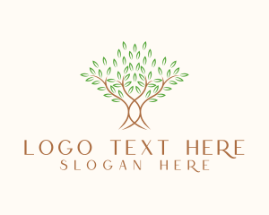 Health - Organic Wellness Tree logo design