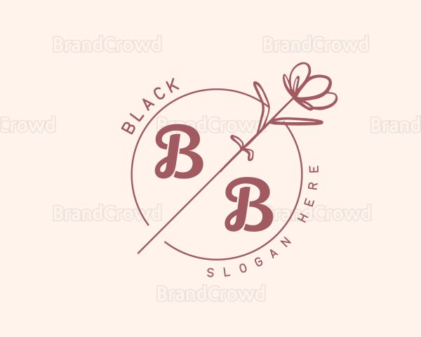 Feminine Floral Brand Logo