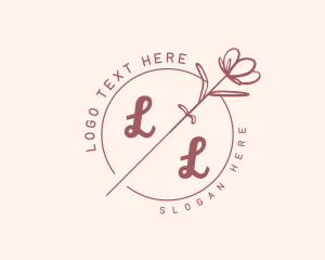 Botany - Feminine Floral Brand logo design