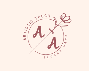 Feminine Floral Brand logo design