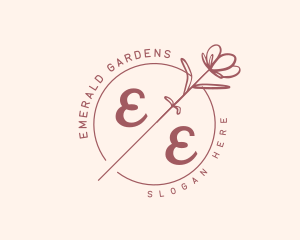 Feminine Floral Brand logo design