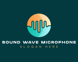 Clean Sound Wave logo design