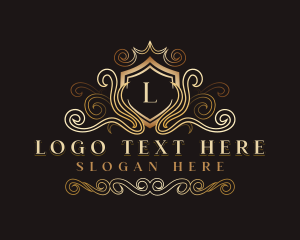 Luxury Wave Crest Logo