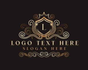 Luxury Wave Crest Logo