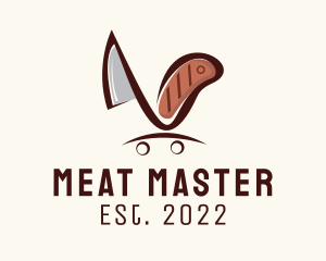 Butcher Steak Street Food  logo design