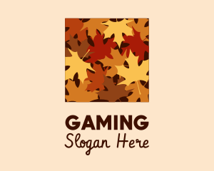 Autumn Maple Leaves Logo