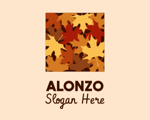 Autumn Maple Leaves logo design