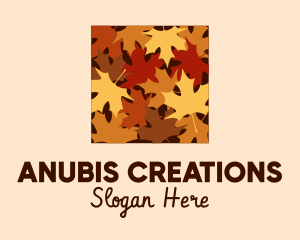 Autumn Maple Leaves logo design