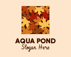 Autumn Maple Leaves logo design