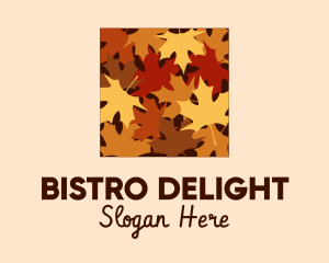 Autumn Maple Leaves logo design