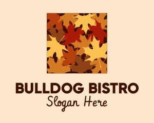 Autumn Maple Leaves logo design