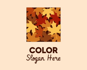 Autumn Maple Leaves logo design